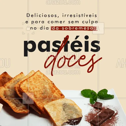 posts, legendas e frases de pastelaria  para whatsapp, instagram e facebook: Aproveite essa data para se deliciar com as nossas opções doces! 😋
#diadasobremesa #pasteldoce #ahazoutaste  #pastelaria  #amopastel  #pastel 