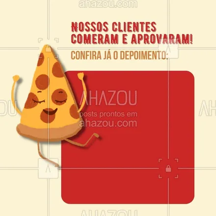 posts, legendas e frases de pizzaria para whatsapp, instagram e facebook: Quem é que não gosta de uma pizza bem recheada? Peça já a sua! #ahazoutaste #pizzalife  #pizzalovers  #pizzaria  #pizza 