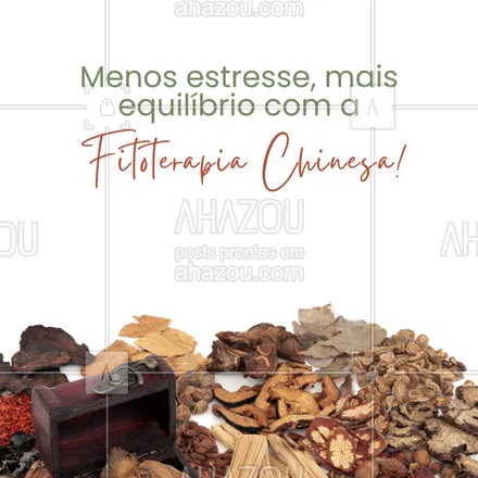 posts, legendas e frases de terapias complementares para whatsapp, instagram e facebook: Vive cansado, estressado ou com a imunidade baixa? A fitoterapia chinesa ajuda a restaurar o equilíbrio do corpo e da mente, trazendo mais energia e vitalidade. 🌱
Agende sua consulta e comece a transformação! 📞
#FitoterapiaChinesa #ReduçãoDoEstresse #EquilíbrioNatural #AgendeSuaConsulta