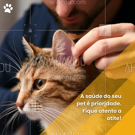 posts, legendas e frases de petshop para whatsapp, instagram e facebook: Cuidar da saúde auditiva do seu pet é essencial para o bem-estar dele. Agende um check-up regular e evite problemas como a otite. A prevenção é o melhor caminho! 🐶💙 #DicaDePet #SaúdePet #Otite #CuidadosPet #OtitePet #SaúdeAnimal #AhazouPet #petshop #dica #tratamento #otite  