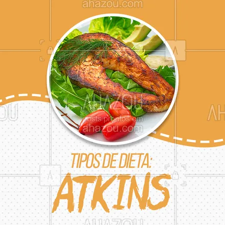 posts, legendas e frases de nutrição para whatsapp, instagram e facebook: Essa é uma dieta focada totalmente no consumo de proteínas, o que ajuda a manter a saciedade e preserva a massa magra. 

#Dieta #Atkins #Emagrecimento #Saude #Ahazou #bandbeauty