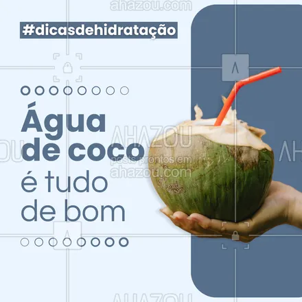 posts, legendas e frases de assuntos variados de Saúde e Bem-Estar para whatsapp, instagram e facebook: 🥥💦 Água de coco é vida!

Além de refrescante, a água de coco é rica em eletrólitos, ajudando a repor os sais minerais perdidos com o suor. Hidrate-se de forma natural e deliciosa.

#ahazousaude #bemestar #cuidese #qualidadedevida #saude #viverbem #dicasdehidratação #dicasparadiasquentes 