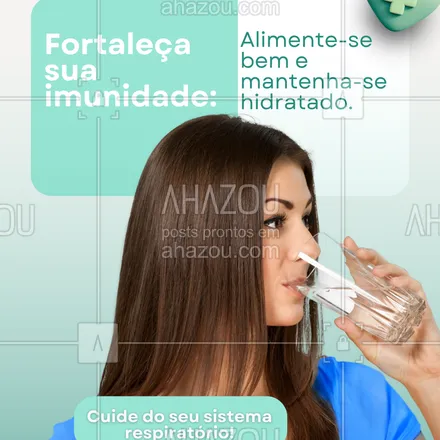 posts, legendas e frases de para whatsapp, instagram e facebook: Uma alimentação balanceada e hidratação adequada fortalecem seu sistema imunológico, ajudando na prevenção de doenças respiratórias. Invista na saúde!
#imunidade #sauderespiratoria #alimentacaosaudavel #hidratação #prevencaodoencas