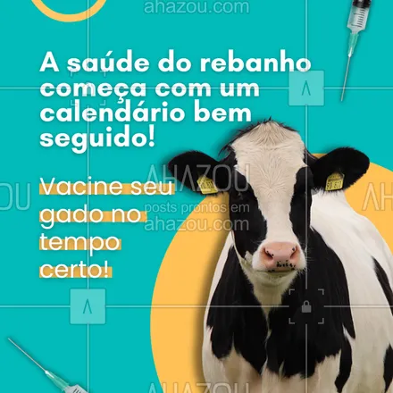 posts, legendas e frases de pets para whatsapp, instagram e facebook: Brucelose, febre aftosa, raiva… A prevenção começa na fazenda.
💉 Manter as vacinas em dia reduz perdas e melhora a produtividade do rebanho.
Consulte o cronograma oficial e cuide do seu gado com responsabilidade! #vacinaçãoanimal #gadodecorte #gadodeleite #bovinocultura #sanidadeanimal #pecuáriaforte #fazendaprotegida