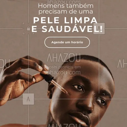 posts, legendas e frases de estética facial para whatsapp, instagram e facebook: Sua rotina é corrida, mas sua pele não precisa sofrer com isso.
Nossa limpeza de pele para homens é feita especialmente pensando nas suas necessidades: mais oleosidade, poros dilatados e cravos profundos.
Em poucos minutos, você renova sua pele e sua autoestima!
Bora agendar?
#pelemasculina #cuidadosmasculinos #limpezadepeleparaeles #esteticamasculina #homemmoderno