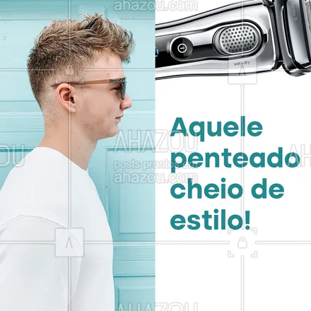 posts, legendas e frases de barbearia para whatsapp, instagram e facebook: Você escolhe, a gente capricha. Cabelo é coisa séria, deixe nas mãos de quem entende do assunto. #AhazouBeauty #barba  #barbearia  #cuidadoscomabarba  #barbeiromoderno  #barbeiro  #barbeirosbrasil  #barberLife  #barber  #barberShop  #barbershop  #brasilbarbers #cuidado