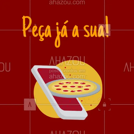 posts, legendas e frases de pizzaria para whatsapp, instagram e facebook: Se essa não é a melhor hora do dia, não sei qual pode ser! ? Peça já a sua pizza! ??  
#Pizza #Pizzaria #ahazoutaste #CarrosselAhz  #pizzalife #pizzalovers