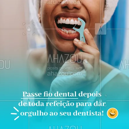 posts, legendas e frases de odontologia para whatsapp, instagram e facebook: Cuide da sua saúde bucal todos os dias!
#AhazouSaude #bemestar  #odonto  #odontologia  #saude 