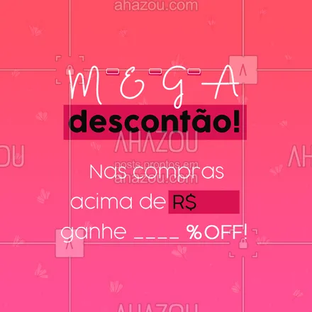 posts, legendas e frases de assuntos variados de revenda para whatsapp, instagram e facebook: Porque a gente gosta mesmo é daquele descontinho, é ou não é?! Aproveitem! ? #desconto #revendedoras #AhazouRevenda #consultoradebeleza #AhazouRevenda 