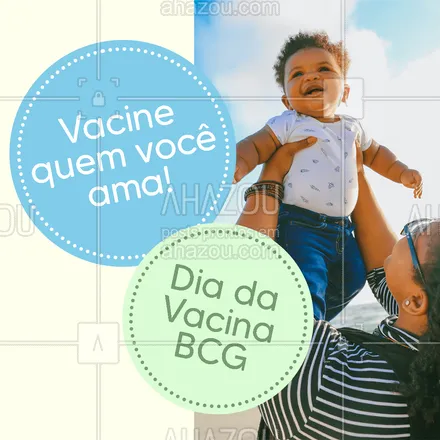 posts, legendas e frases de assuntos variados de Saúde e Bem-Estar para whatsapp, instagram e facebook: Hoje é o dia da vacina BCG, que protege as crianças das formas mais graves de Tuberculose. Por isso, não deixe de vacinar o seu bebê, pois ele precisa dessa proteção.  🧒💉 #vacina #diadavacinaBCG #vacinaBCG #BCG #vacinacao #bebe #crianca #prevencao #protecao #vacinar #AhazouSaude #saude  #viverbem  #qualidadedevida  #cuidese  #bemestar 