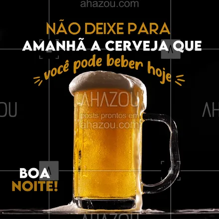 posts, legendas e frases de bares para whatsapp, instagram e facebook: Afinal, uma noite com uma cerveja, com certeza é uma noite mais feliz! 😎🍻
#boanoite #cerveja #ahazoutaste #bar  #cocktails  #drinks  #mixology  #lounge  #pub 