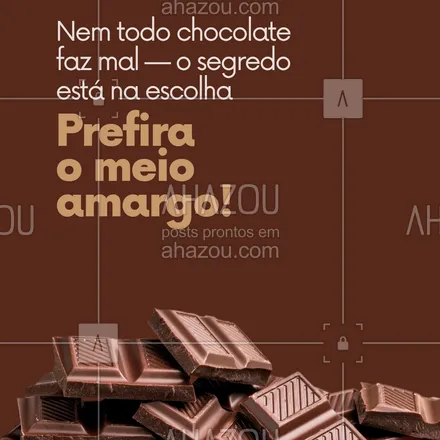 posts, legendas e frases de para whatsapp, instagram e facebook: O chocolate amargo (com +70% de cacau) é rico em triptofano e magnésio — substâncias que estimulam a serotonina, o hormônio da felicidade! 😍
Um pedacinho por dia pode fazer bem ao humor.
#alimentacaosaudavel #depressao #nutricao #saudemental #chocolateamargo #bemestar #vidaativa #autocuidado #alimentacaoconsciente #felicidade