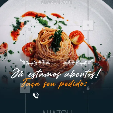posts, legendas e frases de cozinha italiana para whatsapp, instagram e facebook: Show de massa! Faça seu pedido pelo delivery! #ahazoutaste  #pasta #italianfood #restauranteitaliano #italy #cozinhaitaliana #massas #comidaitaliana #delivery #pedido