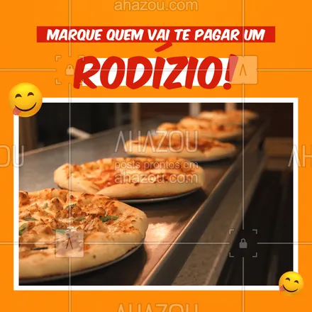 posts, legendas e frases de pizzaria para whatsapp, instagram e facebook: Marque essa pessoa maravilhosa e de bom coração!😍😂 #ahazoutaste #pizza  #pizzalife  #pizzalovers  #pizzaria 