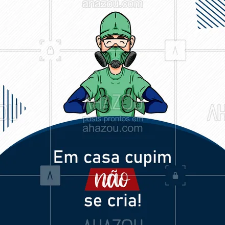 posts, legendas e frases de dedetizador para whatsapp, instagram e facebook: Não deixe os cupins acabarem com seus moveis chame o dedetizador! #dedetização #dedetizador #AhazouServiços #insetos #pragas #ratos #baratas 