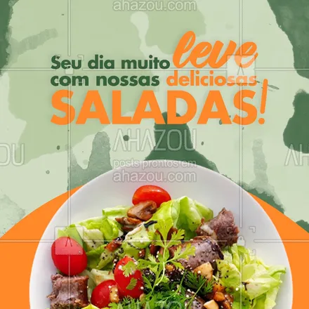 posts, legendas e frases de marmitas, à la carte & self service, saudável & vegetariano para whatsapp, instagram e facebook: Conheça e saboreie nosso menu de saladas! #salada #comidadeverdade #ahazoutaste #fit #saudavel