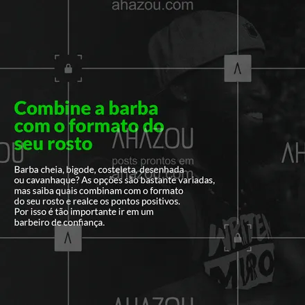 posts, legendas e frases de barbearia para whatsapp, instagram e facebook: Será que você sabe tudo o que é preciso para ter uma barba de respeito?🤔 ARRASTA PARA O LADO e conta aqui se tem alguma coisa que você ainda não sabia. ➡️ 

#AhazouBeauty #Barbearia #Barba #Dicas #BarberLife #BarberShop #CuidadoscomaBarba
