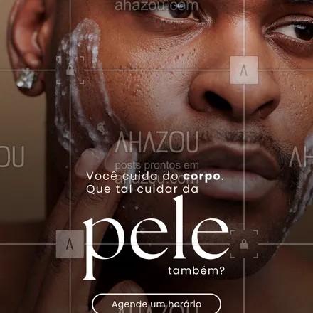 posts, legendas e frases de estética facial para whatsapp, instagram e facebook: Não adianta ter estilo e confiança se a pele não acompanha!
A limpeza de pele masculina é o primeiro passo pra uma pele mais firme, limpa e livre de cravos e oleosidade.
✔️ Sem frescura
✔️ Sem enrolação
✔️ Só resultado
Bora marcar a sua sessão? Sua pele vai agradecer.
#limpezadepelemasculina #cuidadocomapelehomem #esteticaéparaeles #rotinadecuidados #autocuidadoérespeito