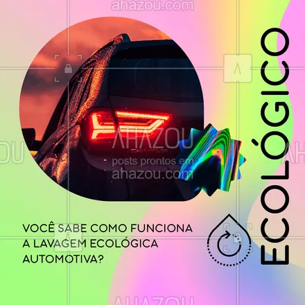 posts, legendas e frases de estética automotiva & lavajato para whatsapp, instagram e facebook: A lavagem ecológica de carros consiste em um método que não desperdiça água, além usar somente produtos biodegradáveis para a limpeza. Seu carro limpinho e a natureza segura! 🧼🤩
#ecolavagem #lavagemecológica #AhazouAuto #automobilistico #carro #automotiva #esteticaautomotiva #esteticaelavajato