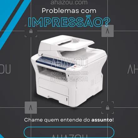 posts, legendas e frases de  para whatsapp, instagram e facebook: Falhas na impressão, manchas no papel ou barulhos estranhos? Nossa equipe especializada em conserto de impressoras resolve rápido e com garantia! Não perca tempo, agende já! 📅✨
#AssistênciaTécnica #ConsertoDeImpressora #ImpressãoPerfeita
