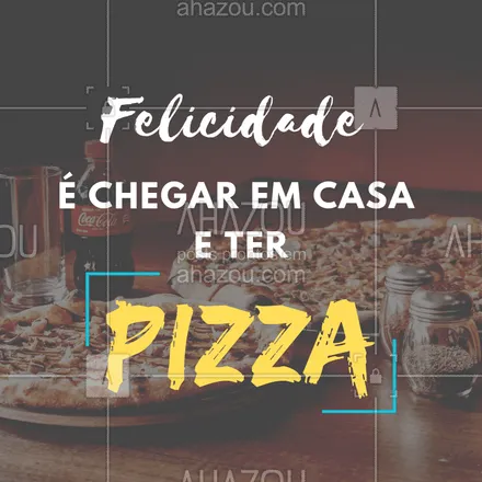 posts, legendas e frases de pizzaria para whatsapp, instagram e facebook: Pizza quentinha é tudo o que queremos agora! ? #pizza #pizzaria #ahazou #delivery #delicia