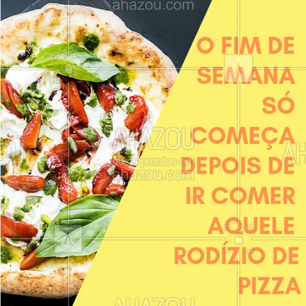 posts, legendas e frases de pizzaria para whatsapp, instagram e facebook: Não há desculpas para esse argumento, né? ?
#ahazoutaste #delicia #food #gastronomia