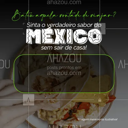 posts, legendas e frases de cozinha mexicana para whatsapp, instagram e facebook: Se você não vai até o México, essa oferta leva o México até você!
Ligue e faça já o seu pedido ?
#taste #ofertas #combo #mexican #ahazoutaste #mexicanfood #mexico
