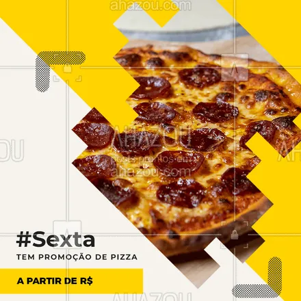 posts, legendas e frases de pizzaria para whatsapp, instagram e facebook: Sua Sexta ta como? brabo!
Isso mesmo, preparamos uma mega promoção de pizza grande. Vai aproveitar? Peça já a sua!
#ahazoutast #comer #pizza #promocao #pedido