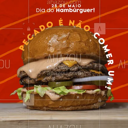 posts, legendas e frases de hamburguer para whatsapp, instagram e facebook: Neste dia comemore com o melhor hambúrguer da cidade! Faça já o seu pedido por delivery. (inserir contato) ??❤
#ahazoutaste  #hamburgueriaartesanal #hamburgueria #burgerlovers #burger #artesanal
