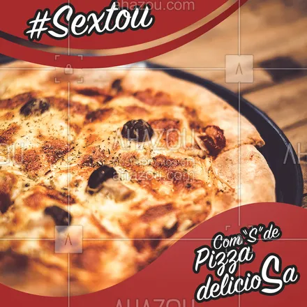 posts, legendas e frases de pizzaria para whatsapp, instagram e facebook: Sextou!!!!

????

#pizza #gastronomia #engraçado #motivacional #bandbeauty #ahazou