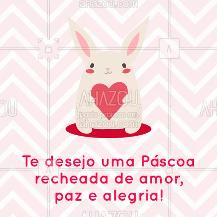 posts, legendas e frases de posts para todos para whatsapp, instagram e facebook: Feliz Páscoa! ?#pascoa #ahzpascoa #ahazou 