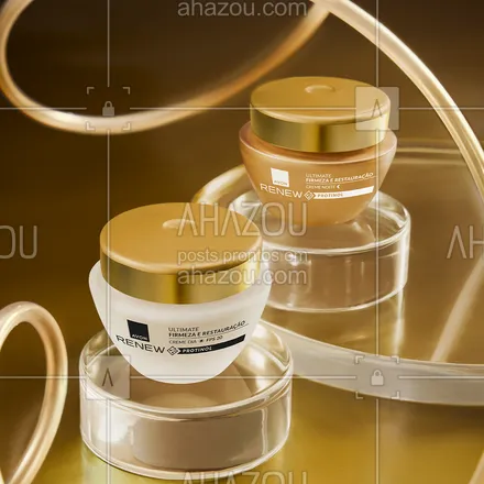 posts, legendas e frases de avon para whatsapp, instagram e facebook: O Ultimate é o creme que aumenta a firmeza da pele, restaurando o colágeno. Ele é poderoso. ✨ #ahazouavon #ahazourevenda