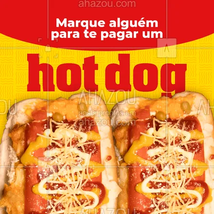 posts, legendas e frases de hot dog  para whatsapp, instagram e facebook: Está com vontade de algo delicioso para melhorar o seu dia? Marque aqui um amigo para te pagar aquele hot dog de dar água na boca.

 #cachorroquente  #food  #hotdog #ahazoutaste #hotdoggourmet  #hotdoglovers #marquealguém