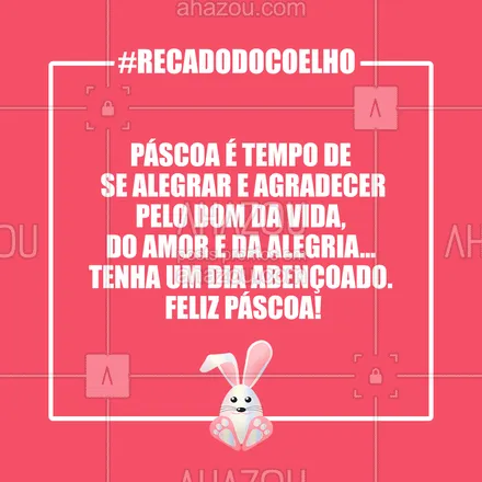 posts, legendas e frases de posts para todos para whatsapp, instagram e facebook: Uma feliz Páscoa a todos! ?
#pascoa #ahazou #felizpascoa #ahzpascoa