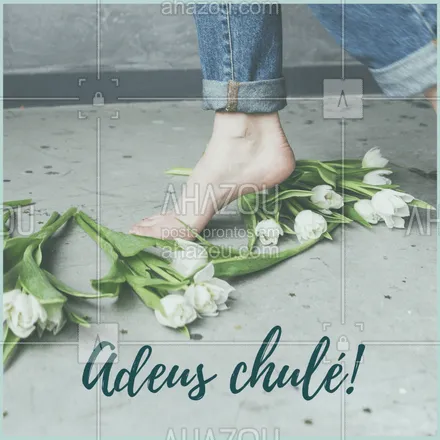 posts, legendas e frases de podologia para whatsapp, instagram e facebook: Venha descobrir a causa do mau odor dos seus pés e tratar! Agende já seu horário. #podologia #ahazou #pes #chule