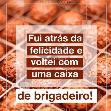 posts, legendas e frases de doces, salgados & festas para whatsapp, instagram e facebook: Quem não ama? ? #brigadeiro #ahazou #brigaderia #chocolate #doces #doceria #doce 