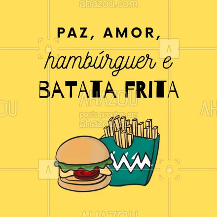 posts, legendas e frases de hamburguer para whatsapp, instagram e facebook: É só o que eu peço! ???? #hamburguer #ahazou #burger