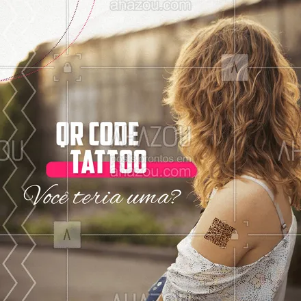 posts, legendas e frases de estúdios, tatuadores & body piercer para whatsapp, instagram e facebook: Somos curiosos e queremos saber: Para qual link o seu QR Code levaria?? ? Responde aqui nos comentários. (Se você já tem uma fala pra gente qual o link também!!)?

#AhazouInk #AhazouTattoo #Tatuagem #QRCode #Tattoo #Tendência #Dicas #QRCodeTattoo
