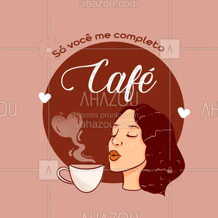 posts, legendas e frases de cafés para whatsapp, instagram e facebook: Tenho certeza que o café também te completa de uma forma que ninguém mais consegue! 🤣🤣🥰☕´
#ahazoutaste #barista  #café  #cafeteria  #coffee  #coffeelife 
