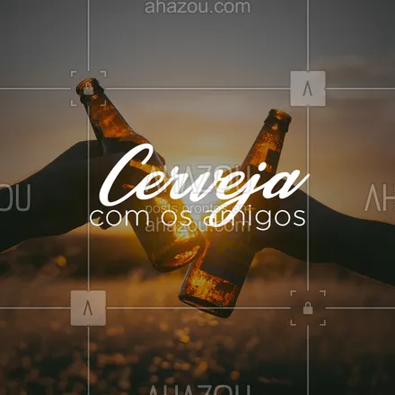 posts, legendas e frases de bares para whatsapp, instagram e facebook: Nada melhor que uma cervejinha com os amigos ! #ahazou #bar #amigos #cerveja