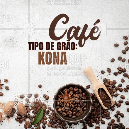 posts, legendas e frases de cafés para whatsapp, instagram e facebook: Recebe este nome porque é cultivado na cidade de Kona, Havaí. O clima local e o solo vulcânico da região são propícios para o cultivo dessa variedade exótica de arábica. Entre os cafés gourmet, o Kona é um dos mais requisitados. Para algumas pessoas, este é o melhor café do mundo.
 #barista  #café #ahazoutaste #cafeteria  #coffee  #coffeelife 