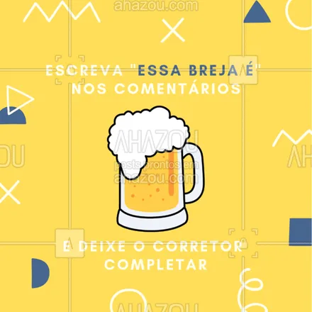 posts, legendas e frases de bares para whatsapp, instagram e facebook: Vamos brincar? ? Coloca aqui nos comentários seu resultado!  
#beer #chopp #breja #ahazoutaste #delicia #food