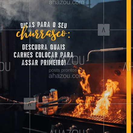 posts, legendas e frases de açougue & churrasco para whatsapp, instagram e facebook: Ao começar o seu churrasco, comece assando a costela suína, a cerca de 40cm da brasa e no fundo da grelha, para que ela receba o calor mais intenso. Essa também é a hora ideal para assar as linguiças! 🤗
#dicasdechurrasco #churrasco #ahazoutaste #barbecue  #bbq  #açougue  #churrascoterapia 