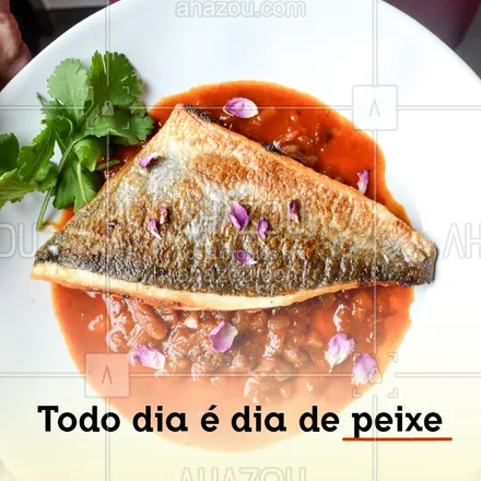 posts, legendas e frases de assuntos variados de gastronomia para whatsapp, instagram e facebook: Uma variedade de pratos e uma explosão de sabores! #peixe #ahazoutaste #frutosdomar