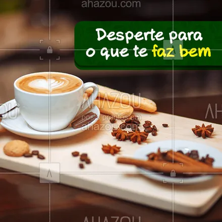 posts, legendas e frases de cafés para whatsapp, instagram e facebook: Bom dia! Tá na hora do café. ☕️ #cafe #ahazoutaste #coffee #bomdia