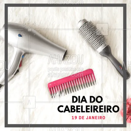 posts, legendas e frases de cabelo para whatsapp, instagram e facebook: Parabéns à todos os cabeleireiros desse mundão! ?❤️️ #cabeleireiro #frases #ahazou #parabens