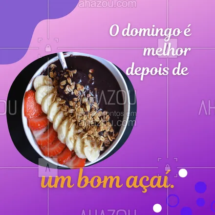 posts, legendas e frases de gelados & açaiteria para whatsapp, instagram e facebook: Se for açaí com acompanhamentos, fica melhor ainda! 🤩🍨🍧
#ahazoutaste #açaí  #açaíteria  #cupuaçú  #gelados  #icecream  #sorveteria  #sorvete 
