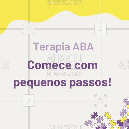 posts, legendas e frases de saúde mental para whatsapp, instagram e facebook: A jornada ABA é feita de pequenos avanços diários. 🌟 Concentre-se em metas simples, celebre cada conquista e veja a transformação acontecer. 🧩 Porque cada passo importa!
#ABAComAmor #PequenosPassosGrandesConquistas #AhazouSaude #tratamento 