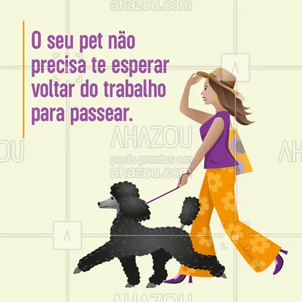posts, legendas e frases de dog walker & petsitter para whatsapp, instagram e facebook: 🐾 Você fica pensando no seu cachorro enquanto trabalha? 

Muitos tutores têm essa preocupação, por isso um dos meus serviços é de petsitter. Para garantir o bem-estar do seu bichinho enquanto você estiver fora. 

Me chama no WhatsApp para saber maks: 📲 (Inserir contato)

#AhazouPet #PetSitter #DogWalker #Cachorro #LoucosporCães