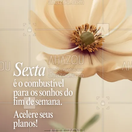 posts, legendas e frases de posts para todos para whatsapp, instagram e facebook: Use a energia da sexta para preparar seus sonhos e fazer o melhor acontecer. O futuro começa hoje!
#sextafeira #motivacional #forca #sonhos #planejamento #vemsextou